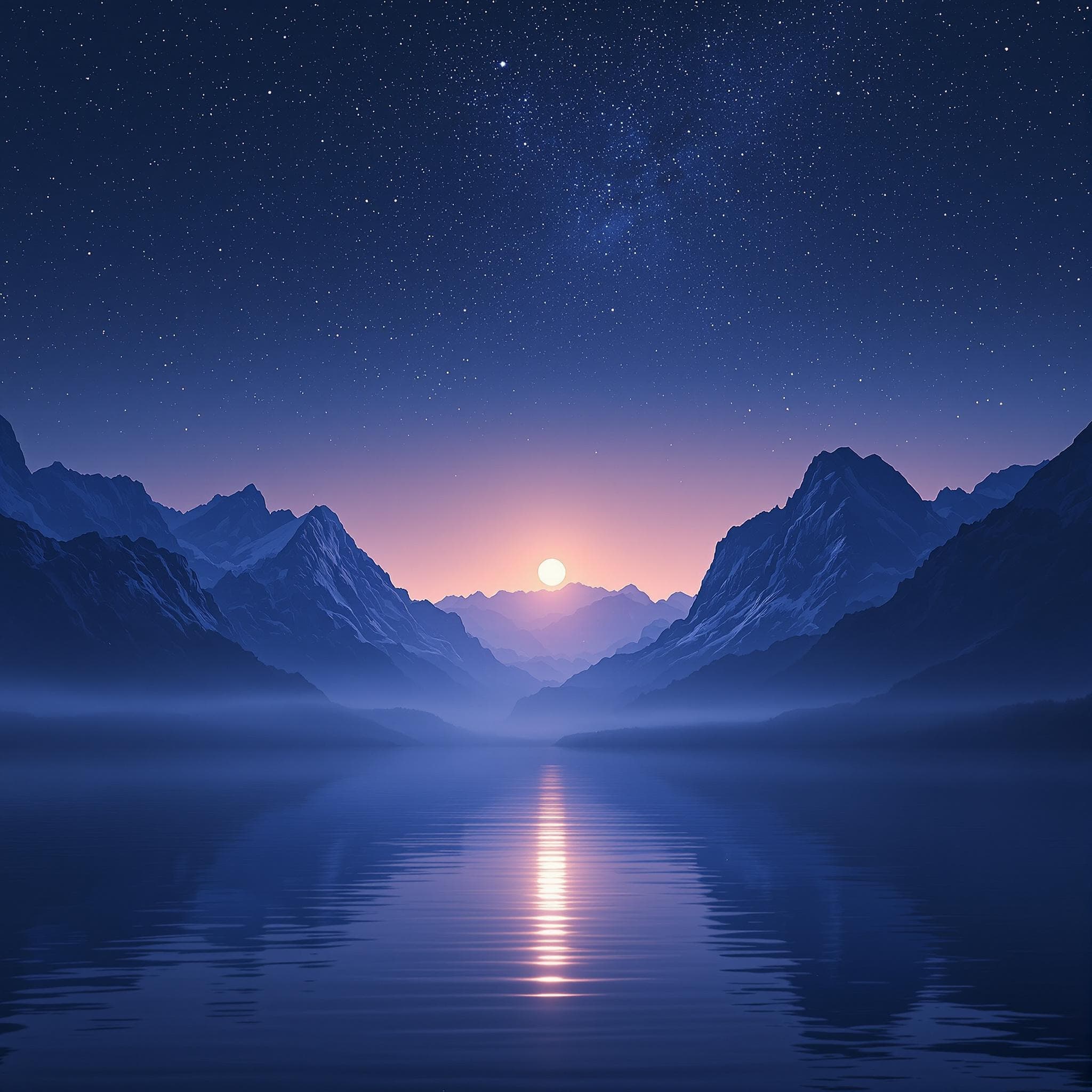 The scene is set outdoors at night.