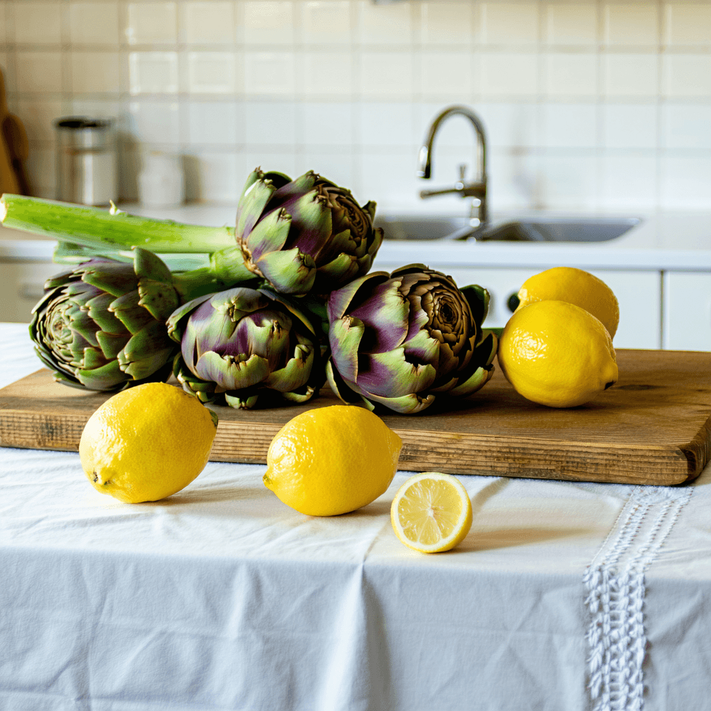 The scene is set indoors, likely on a kitchen table bathed in soft, ambient light, suggesting it could be mid-morning when the sun casts a gentle glow.