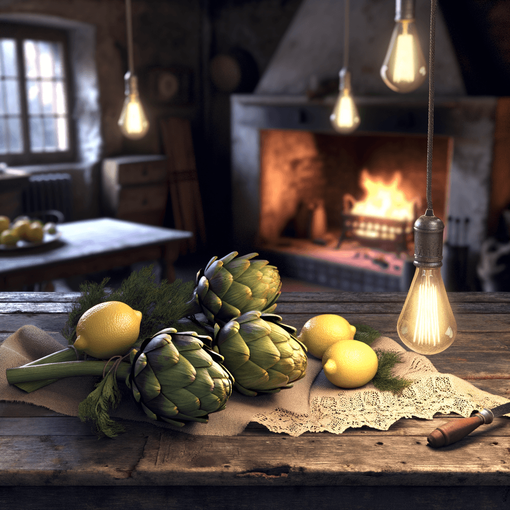 The scene is set indoors, likely on a kitchen table bathed in soft, ambient light, suggesting it could be mid-morning when the sun casts a gentle glow.