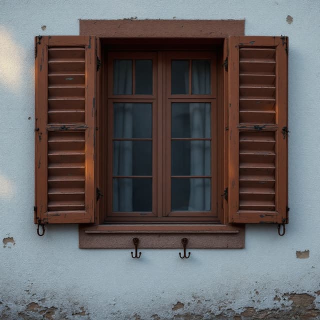 The scene is set outdoors during the day, with soft, even lighting suggesting cloudy or overcast conditions.